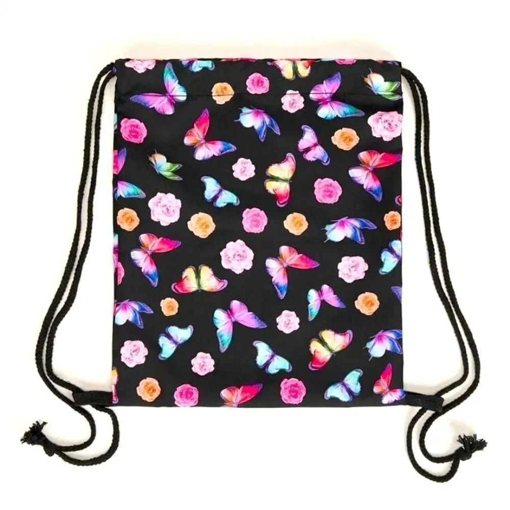 NEW! Rainbow Butterfly Drawstring Backpack 🦋